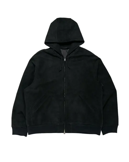 James Coward Parka Black Heavyweight Moleskin
