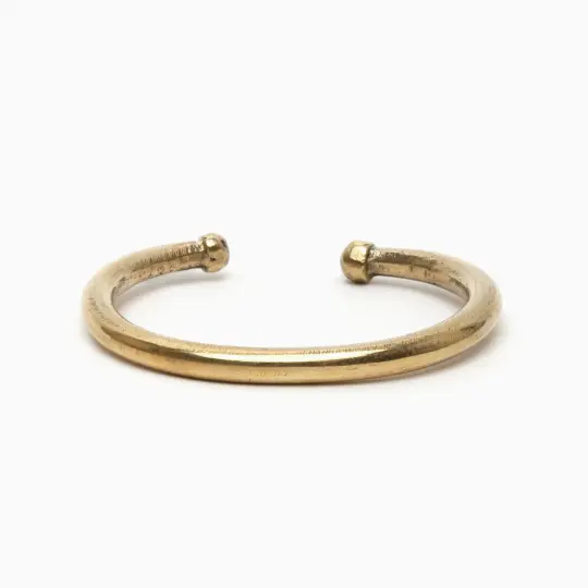 Solid Tube Brass Cuff