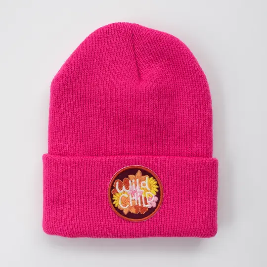 Wild Child - Fuchsia Kids Beanie