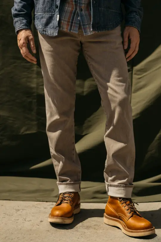 The Hammer Straight - Dusty Brown 10.5oz Selvedge
