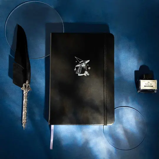 Tsuki ‘Crystal Nights’ Limited Edition Luxury Bullet Journal ☾ @MilkTuArt Collab!