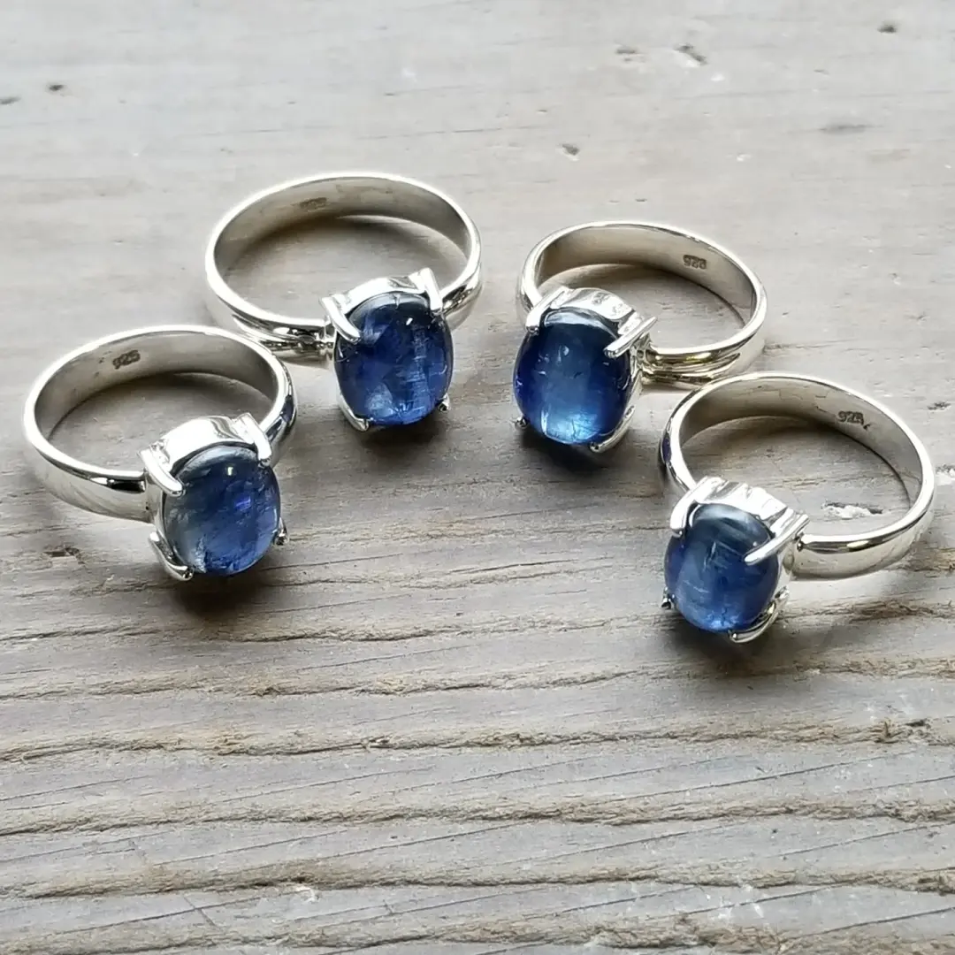 Captivate - Blue Kyanite Ring in Sterling Silver