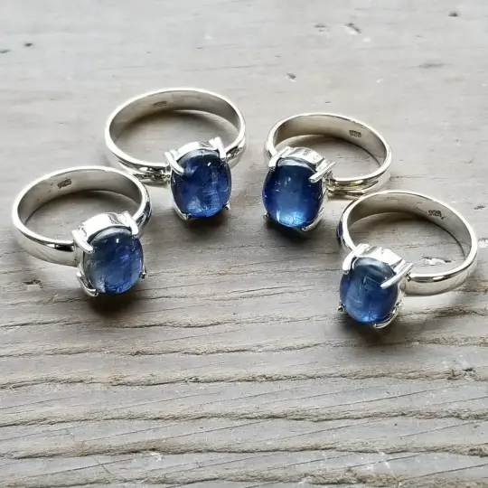 Captivate - Blue Kyanite Ring in Sterling Silver