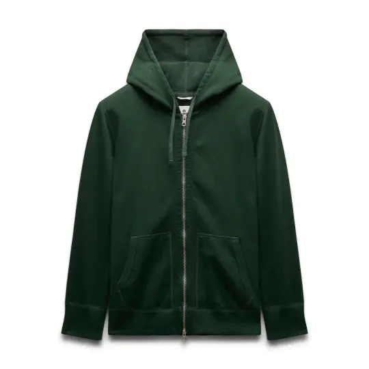 Midweight Terry Slim Zip Hoodie