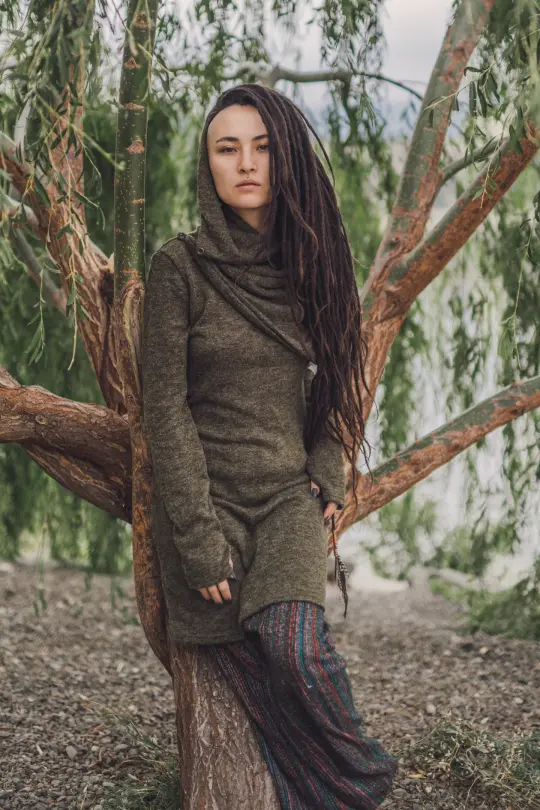 Sweater Dress Tinúviel Olive