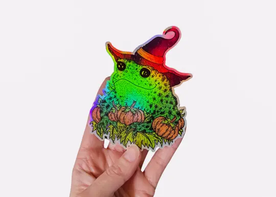 Witch Toad Limited Edition Sticker