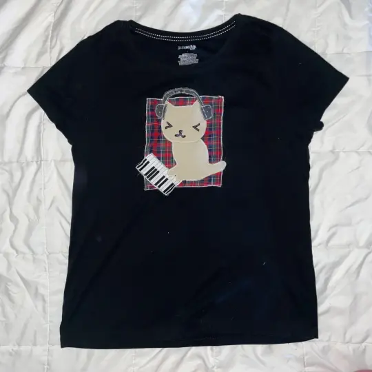 piano kitty shirt - 6