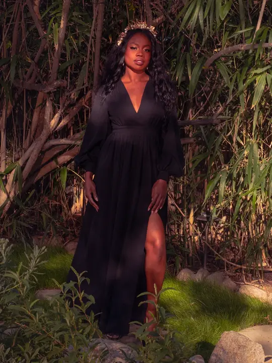 COMING BACK SOON - Belladonna Maxi Dress in Black