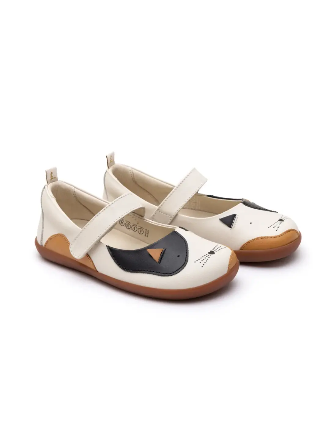 Kitten Mary Janes - Tapioca / Black / Hay (Kids)