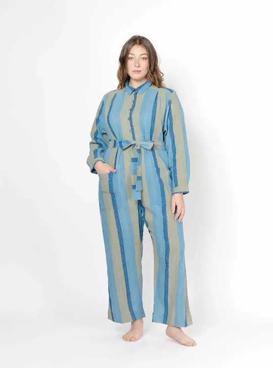 sample sale | lennon jumpsuit bluebell | XS-L