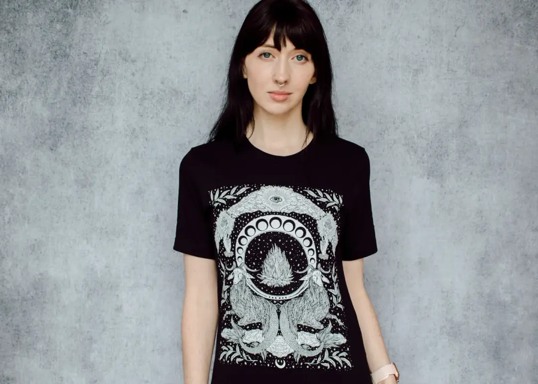 Moon and Sea Goat T-Shirt
