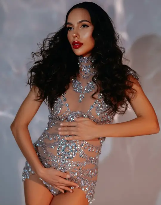 Goddess diamond bodysuit