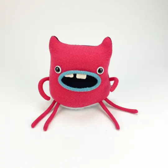Trix the handmade stuffed monster plush