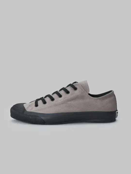 Pras Shellcap Low Vegan Sneakers Suede Grey/Black