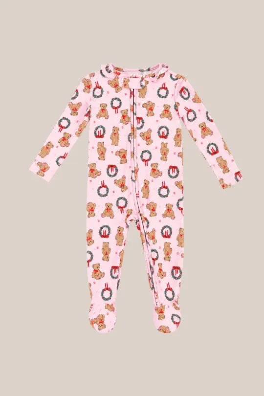 Baby So Soft Onesie in Teddy Bear Wreaths