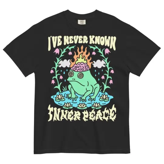 I've never known inner peace tshirt (black)