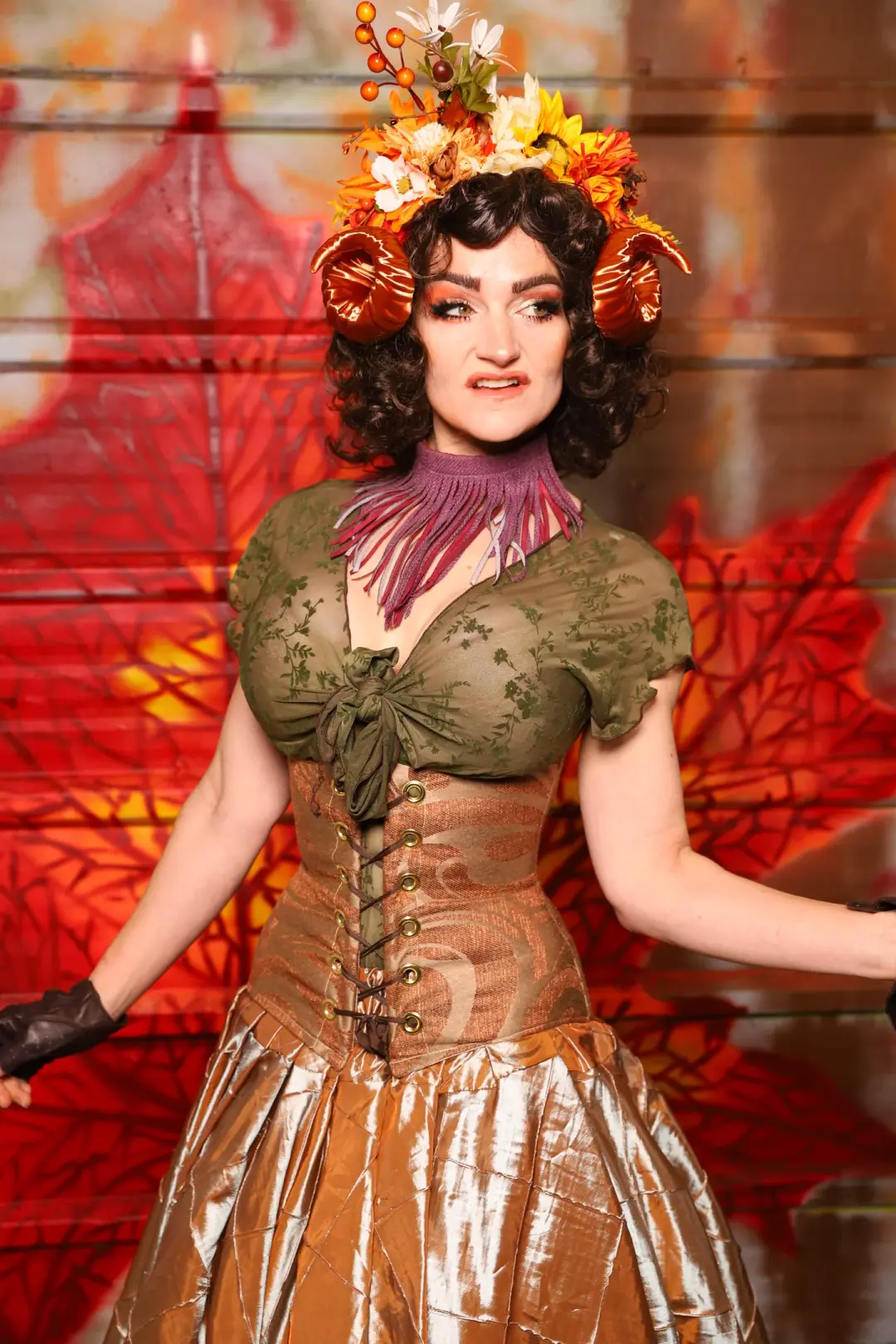 32. Petite Wench Corset in Sand Swirl - The Fall Fabulosity! Collection