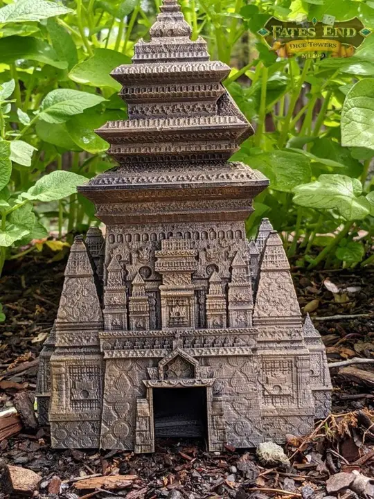 Monk 3D Printed Dice Tower- Fate's End Collection- Channel Tranquil Strength and Unwavering Focus!