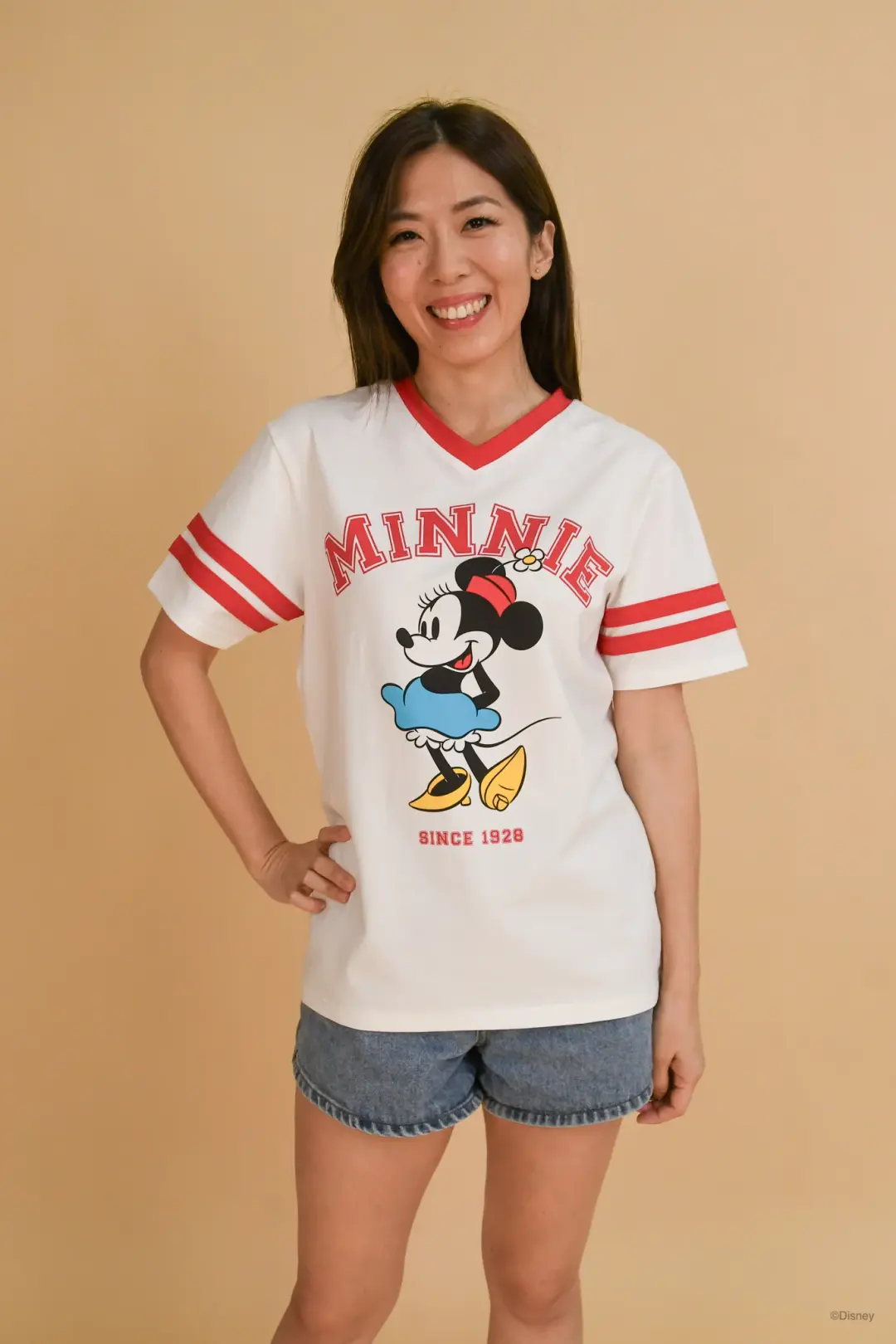 Adult Varsity Tee - Classic Minnie