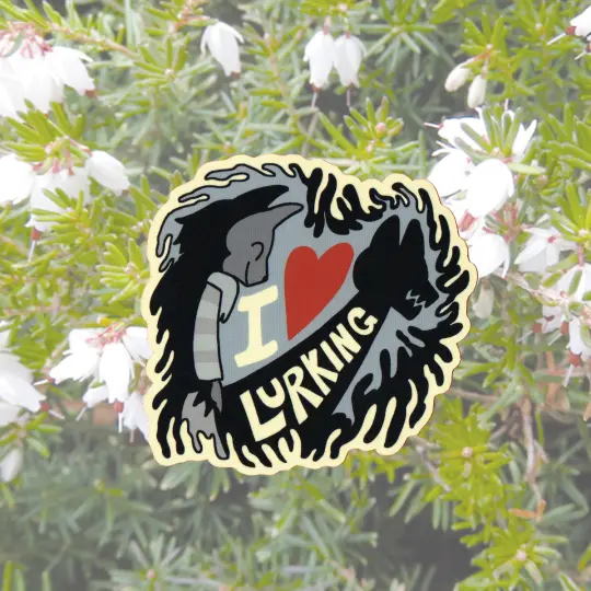 i <3 lurking sticker