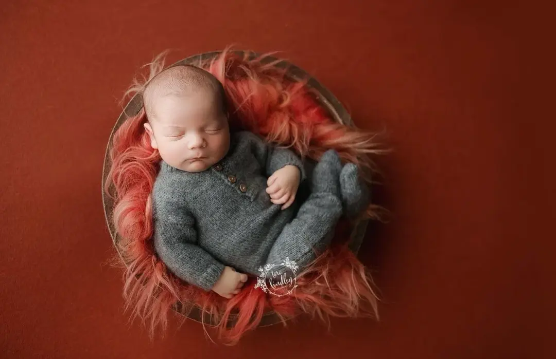 Moroccan soft knit Beanbag Backdrop