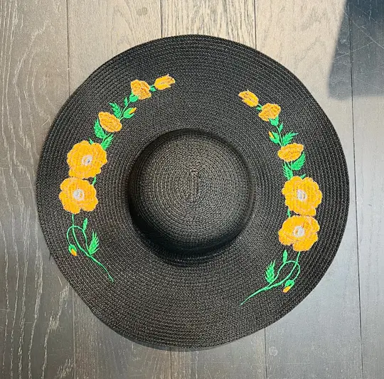 Poppies XL Brim Floppy Sun Hat