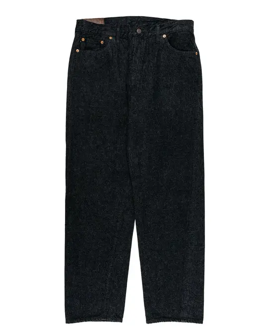 KAPTAIN SUNSHINE 5P Zipper Front Denim Pants Black One Wash