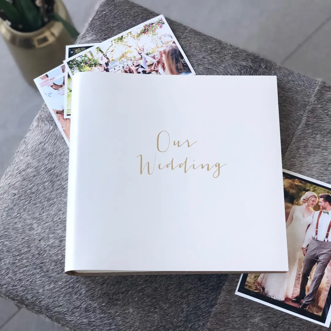 'Our Wedding' Leather Photo Album