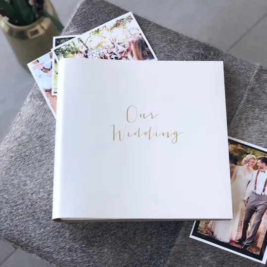 'Our Wedding' Leather Photo Album