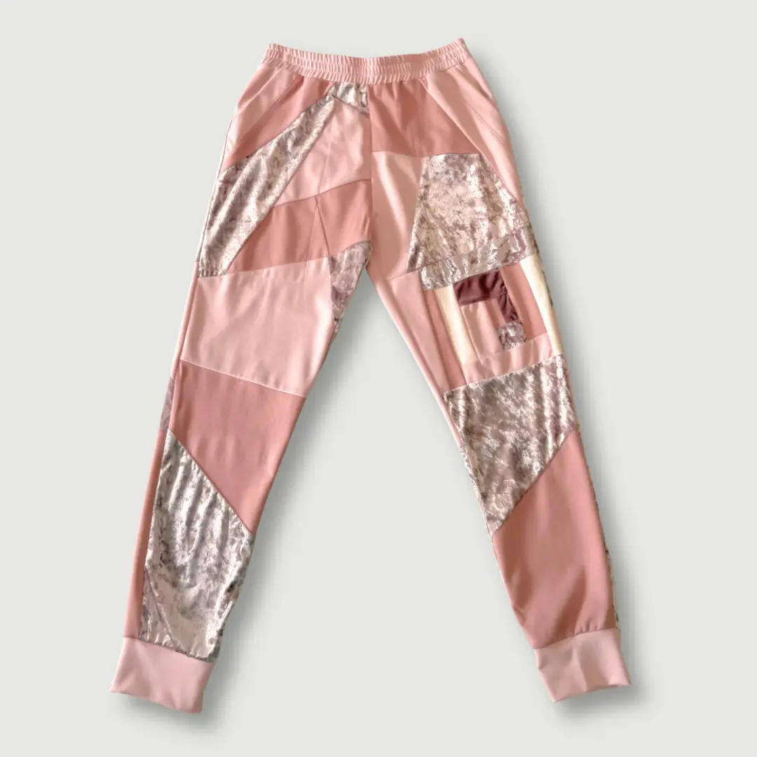 size medium - sample sale - soft pink jogger