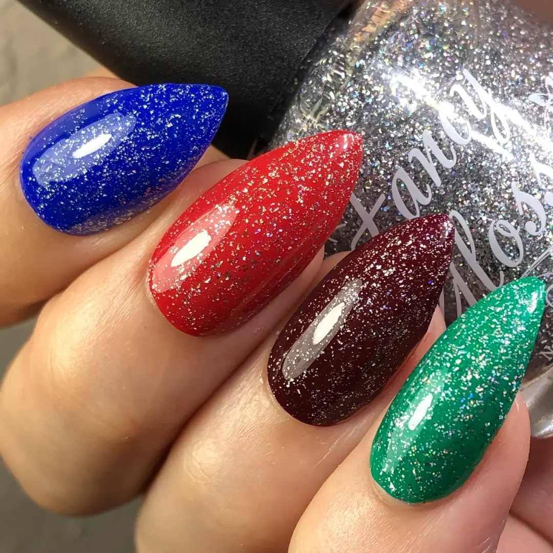 Holo flakies top coat