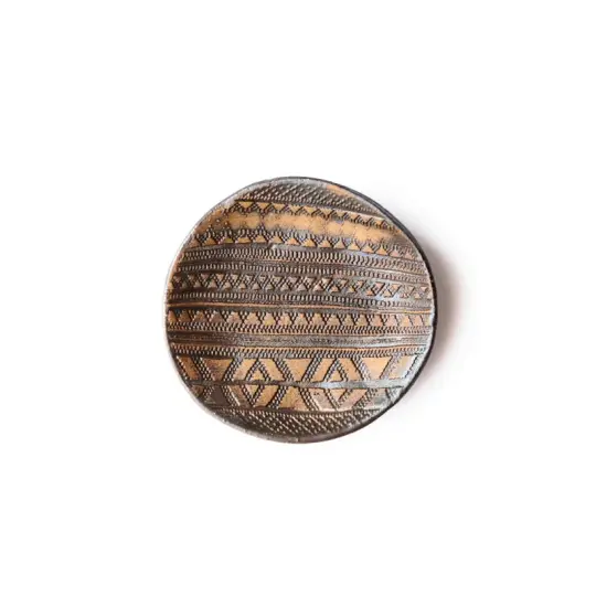 Offering Bowl in Black Stoneware