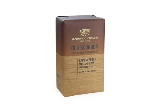 Old Bourbon Fragranced Wrapped Hand & Shower Soap Bar