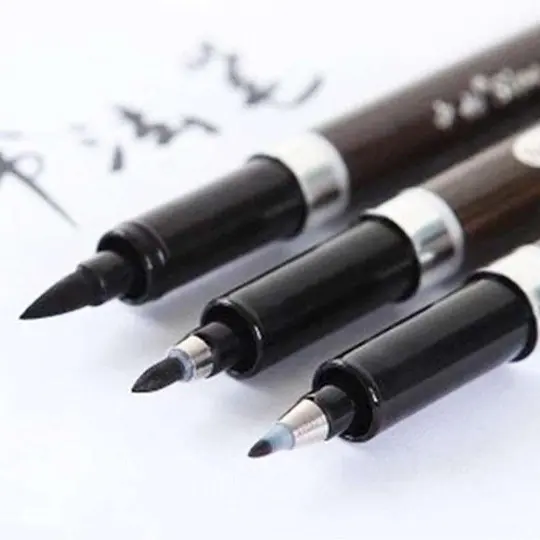 3 Set - Japanese Calligraphy Pens