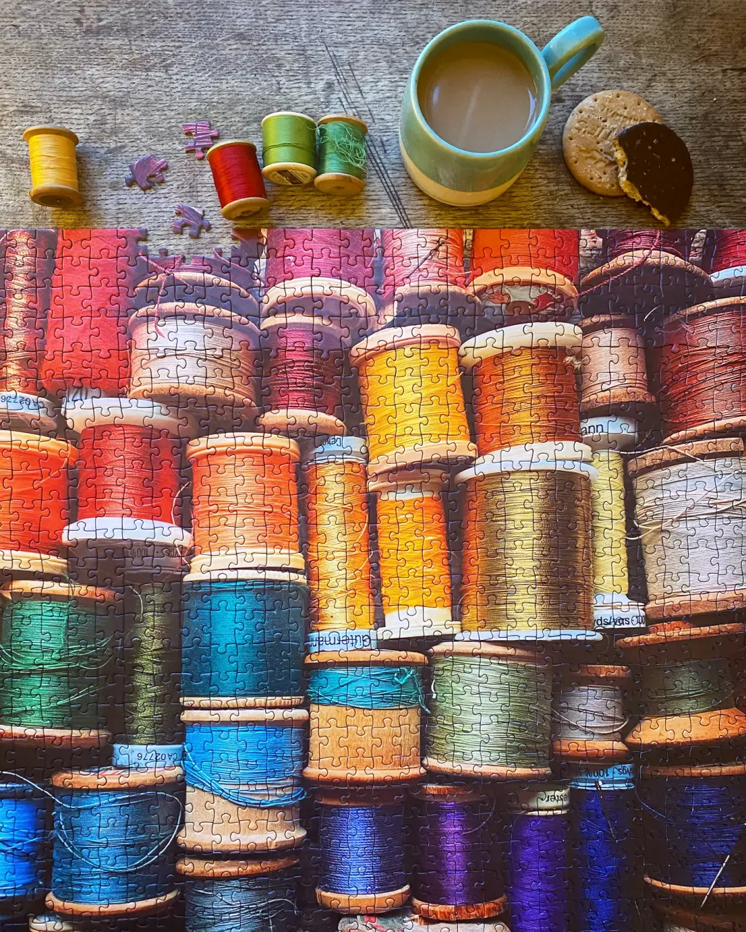 ‘Colourful Cotton Reels’ - 1000 Piece Limited Edition Jigsaw