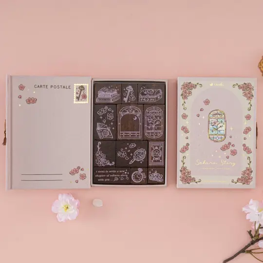 Tsuki ‘Sakura Story’ Bullet Journal Stamp Set ☾