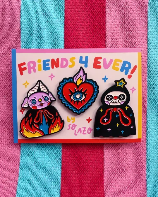 Friends 4 Ever! - Pin Set