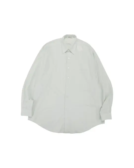 Auralee Super Fine Cotton Lawn Shirt Pale Blue