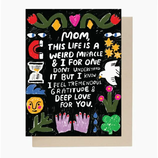 Weird Miracle Mother's Day Card