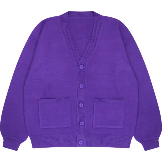 The DEEPEST Purple Cardigan