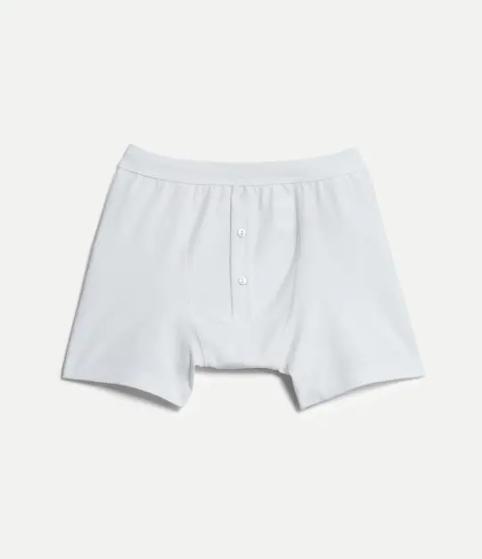 255 Loopwheeled Midweight Button Fly Boxer