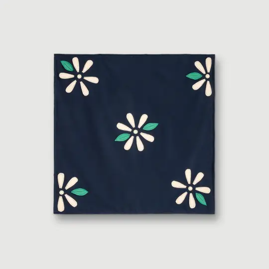 the leather daisy oversized bandana