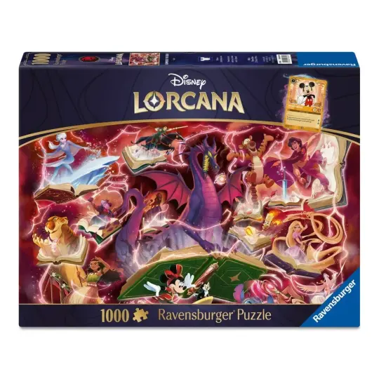 Disney Lorcana Glimmers of the Realm Puzzle - Ruby
