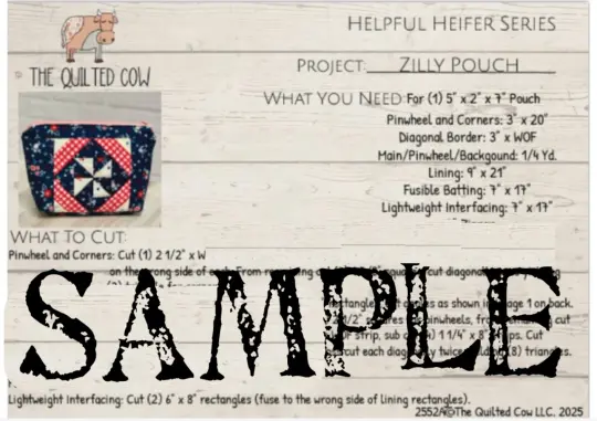 Helpful Heifer Zilly Pouch