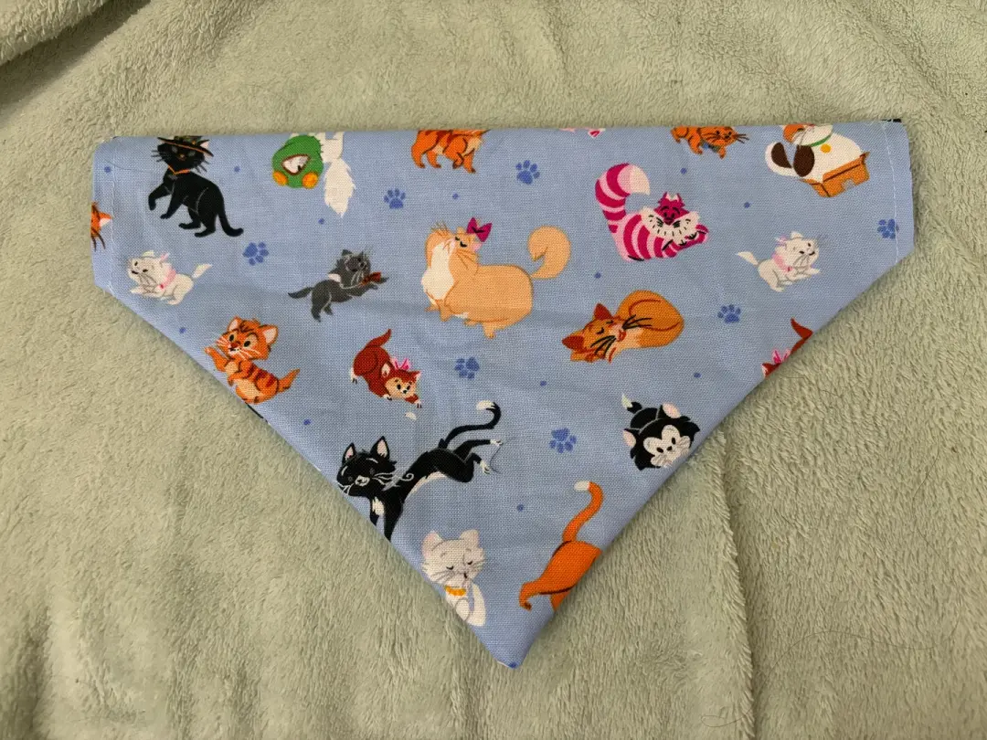 Cartoon Cat Collar Bandana