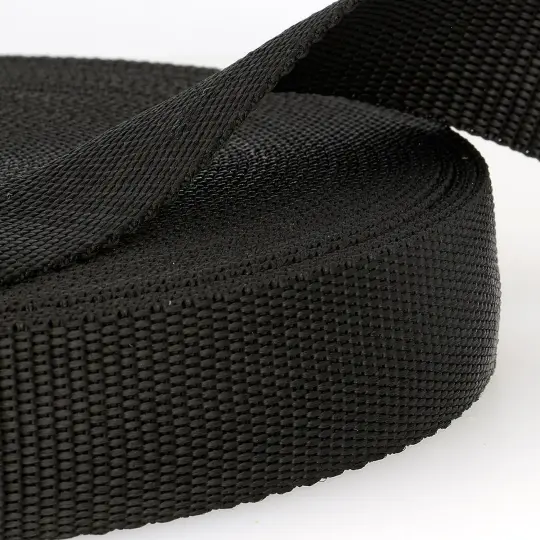 30mm Polypropylene Webbing in Black