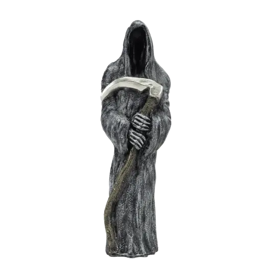 Grim Reaper Statue - Halloween Gothic Sculpture - Death Figurine Decoration