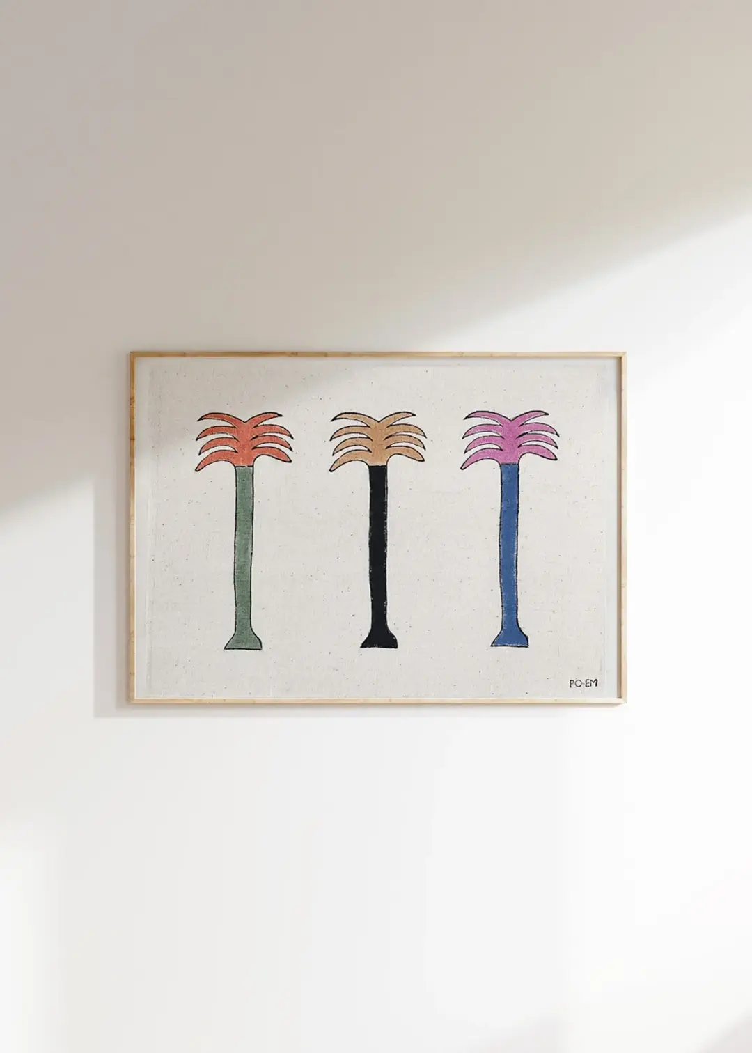 Palma Trio Block Art Print