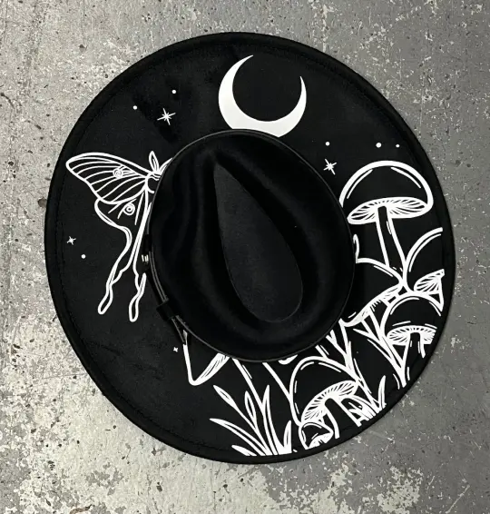 Luna Mushrooms Vegan Felt XL Wide Brim Hat