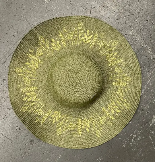 Olive Botanicals Gold XL Brim Floppy Sun Hat